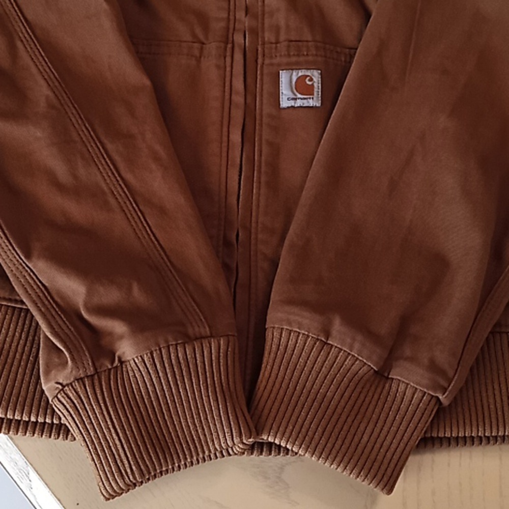 Carhartt Men's Tan Jacket. Rugged Flex. Relaxed Fit. Medium (8-10). NWOT. - Picture 16 of 16